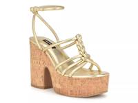 Olander Platform Sandal Gold Metallic view