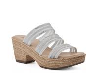 Bianna Espadrille Sandal Silver Metallic view