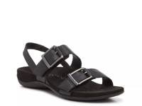 Reese Sandal Black Leather view