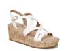 Bailey Wedge Sandal White view