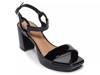 Candace Platform Sandal Black Patent view