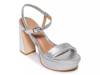 Ventura Platform Sandal Silver Metallic Leather view