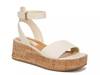 Terry Wedge Sandal Ivory view