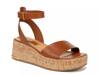 Terry Wedge Sandal Cognac view