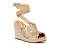 Sierra Wedge Sandal Gold view
