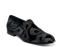 Swainson Plain Toe Slip-On Black/Silver Metallic view