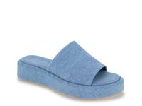 Farah Platform Sandal Denim Blue view