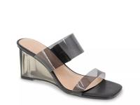 Lorie Wedge Sandal Smoke Grey/Black view