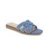 Meltem Sandal Denim Blue Fabric view