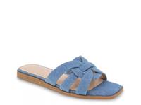Meltem Sandal Denim Blue Fabric view