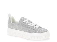 Riso Platform Sneaker Silver Rhinestone view