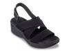Pier Lite Night Owl Wedge Sandal Black view