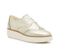 City Wingtip Oxford Gold Metallic view