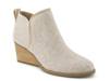 Kaia Wedge Bootie Taupe Textile view