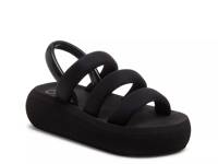 Smile Platform Sandal Black view