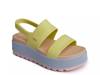 Water Vista Platform Sandal Yellow/Blue view