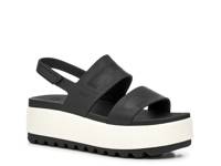 Water Vista Higher Platform Sandal Black view