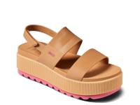 Water Vista Higher Platform Sandal Tan/Pink view