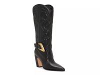 Biancaa Cowboy Boot Black Leather view