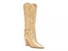 Biancaa Cowboy Boot True Gold Metallic Leather view