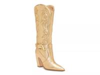 Biancaa Cowboy Boot True Gold Metallic Leather view