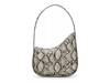 Tay Asymmetrical Shoulder Bag Grey/Brown Snake Print view