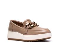 Zylah Wedge Loafer Taupe Leather view
