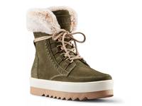 Vanetta Waterproof Snow Boot Olive Green view