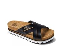 Cushion Bloom Hi Wedge Sandal Black/Tan view