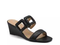 Ando Wedge Sandal Black view