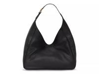 Marza Leather Hobo Bag Black view