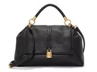 Rylee Leather Satchel Black view