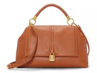 Rylee Leather Satchel Cognac view