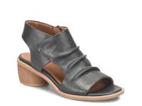 Carlen Sandal Pewter Black view