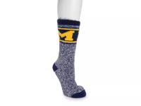 Game Day Unisex Heat Retainer Crew Socks Michigan view