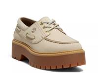 Stone Street Boat Shoe - Women's Beige view