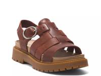 Clairemont Way Sandal - Women's Dark Red Leather view