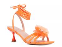 Blossom Sandal Neon Orange view