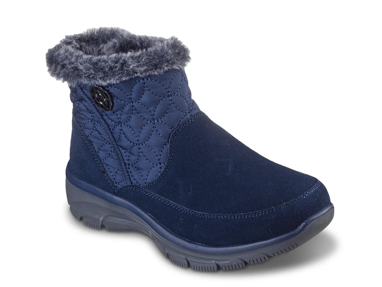 Martha Stewart Skechers Relaxed Fit Easy Going Darling Puffer Bootie