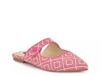 Barbra Mule Pink Geometric Print view