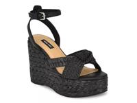 Eaden Wedge Sandal Black view