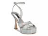Jessie Platform Sandal Silver Metallic view