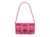 Floral Beaded Shoulder Bag Pink view