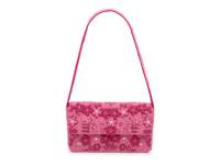 Floral Beaded Shoulder Bag Pink view
