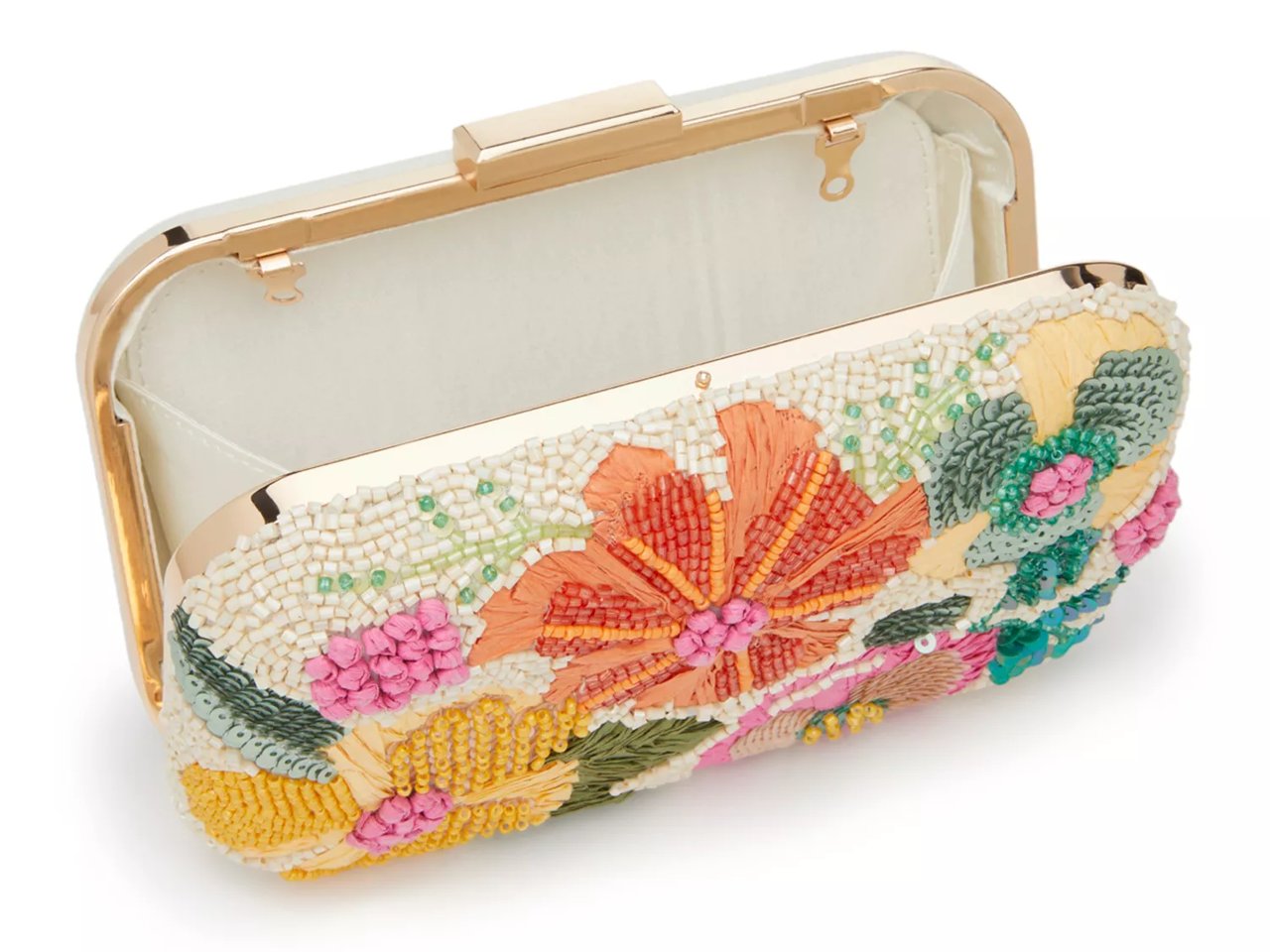 Beaded Floral Clutch