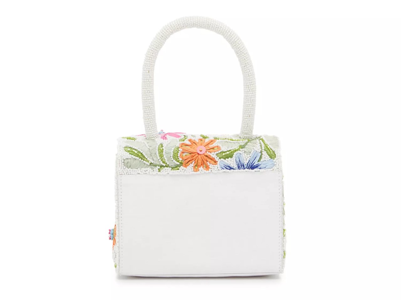 Beaded Floral Satchel