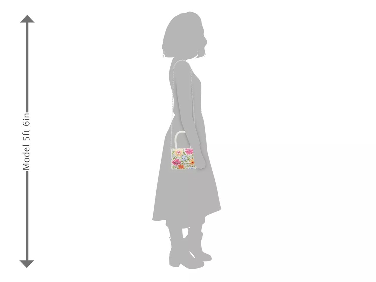 Beaded Floral Satchel