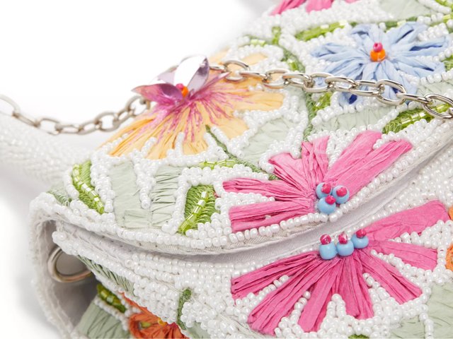Kelly & Katie Beaded Floral Satchel - Free Shipping | DSW