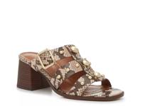 Lorren Sandal Earth Brown/Beige Snake Print view