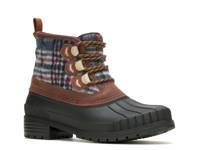 Sienna Water-Resistant Duck Boot - Women's Grey Multicolor Plaid/Brown/Black view